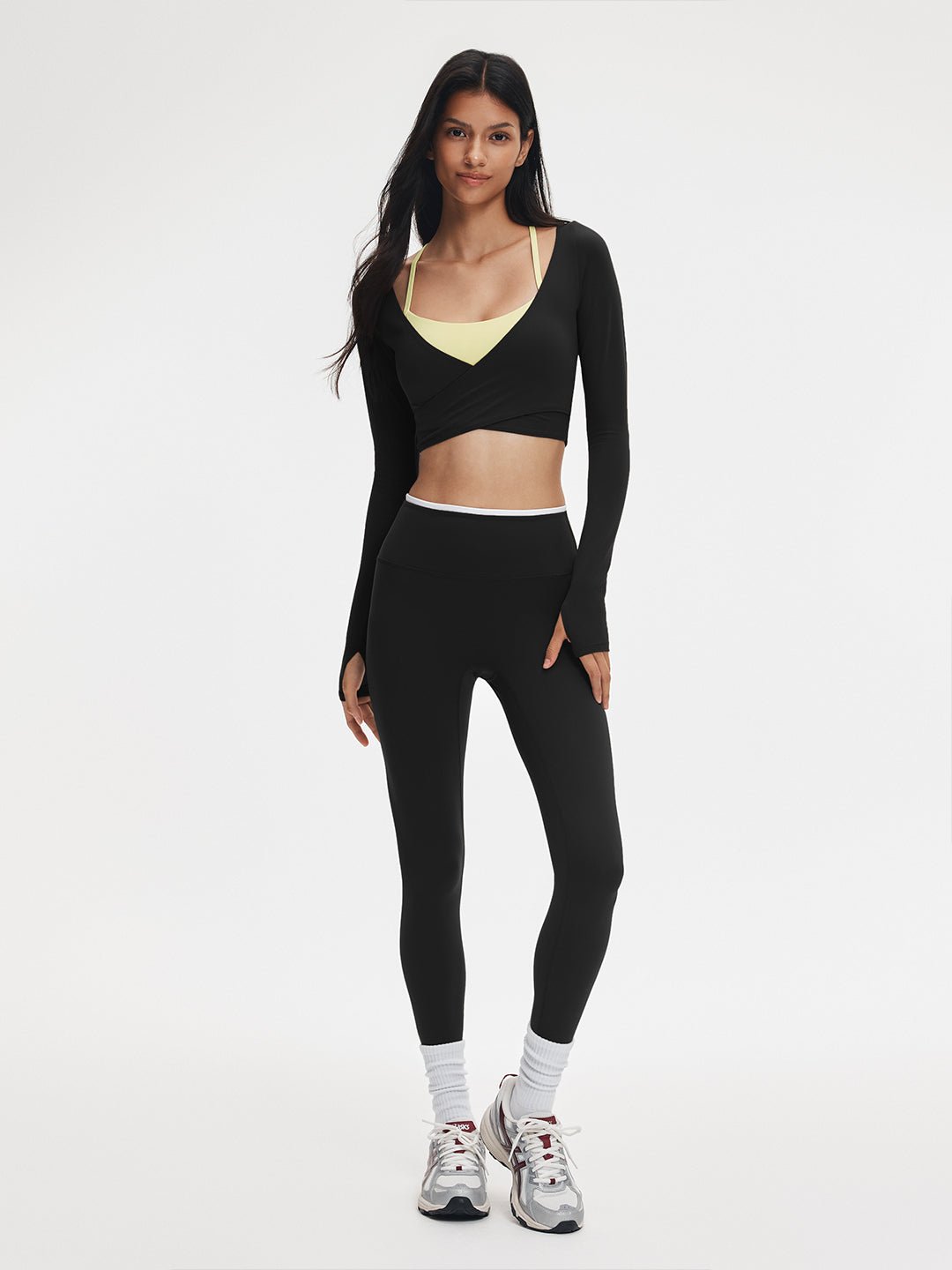 LunaAiry™ Wrap Cropped Long Sleeve - Image 14