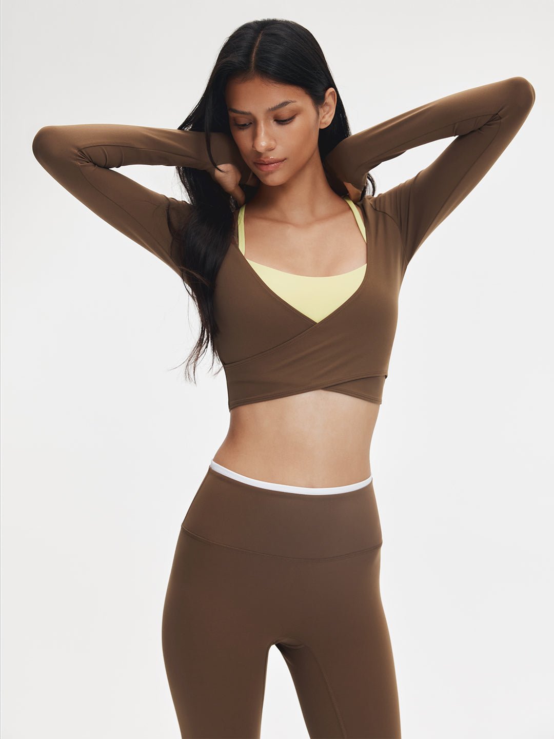 LunaAiry™ Wrap Cropped Long Sleeve - Image 9