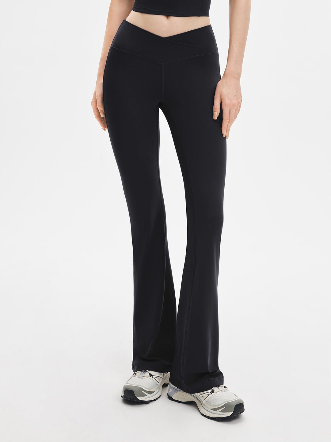 LunaAiry™ Crisscross Waist Flare Legging 32