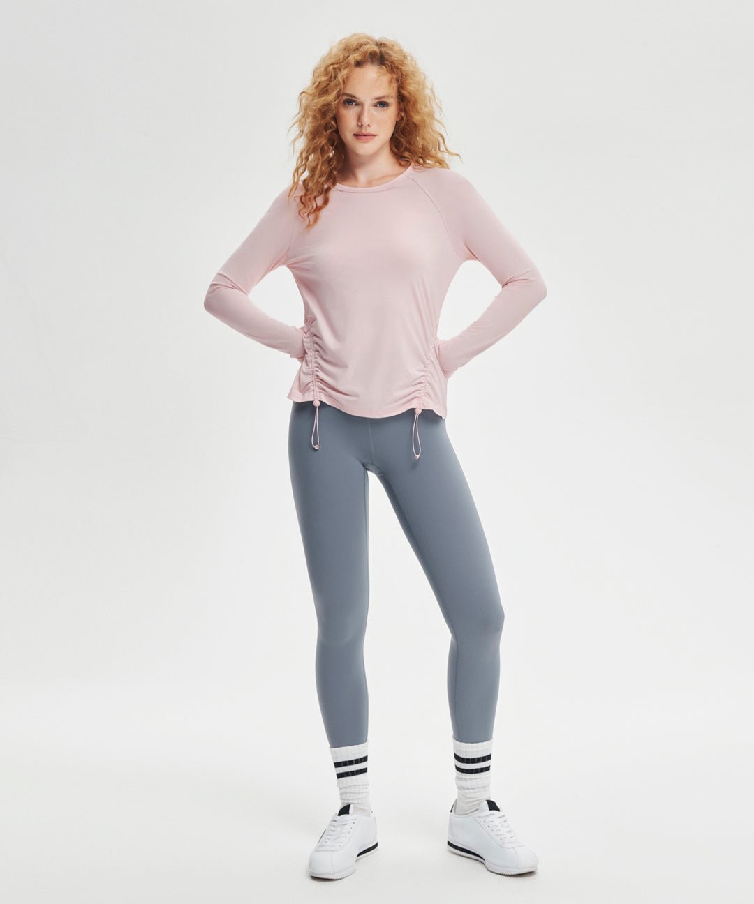 Alternative view of UV Protection Ruched Long Sleeve