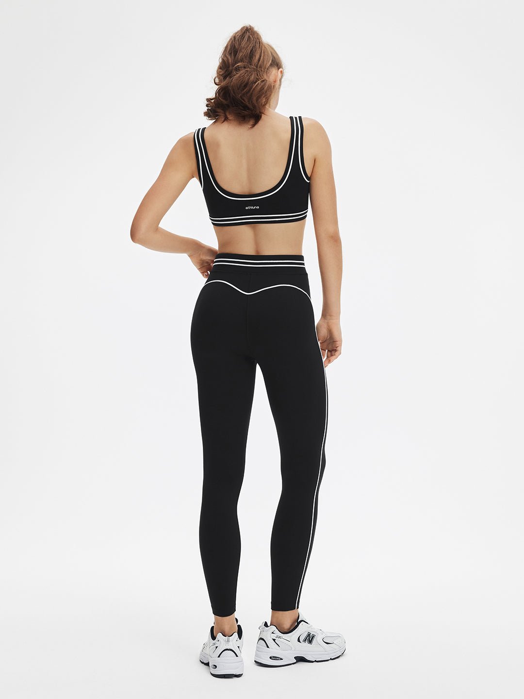 Alternative view of LunaAiry™ Contrast Striped Legging 25''
