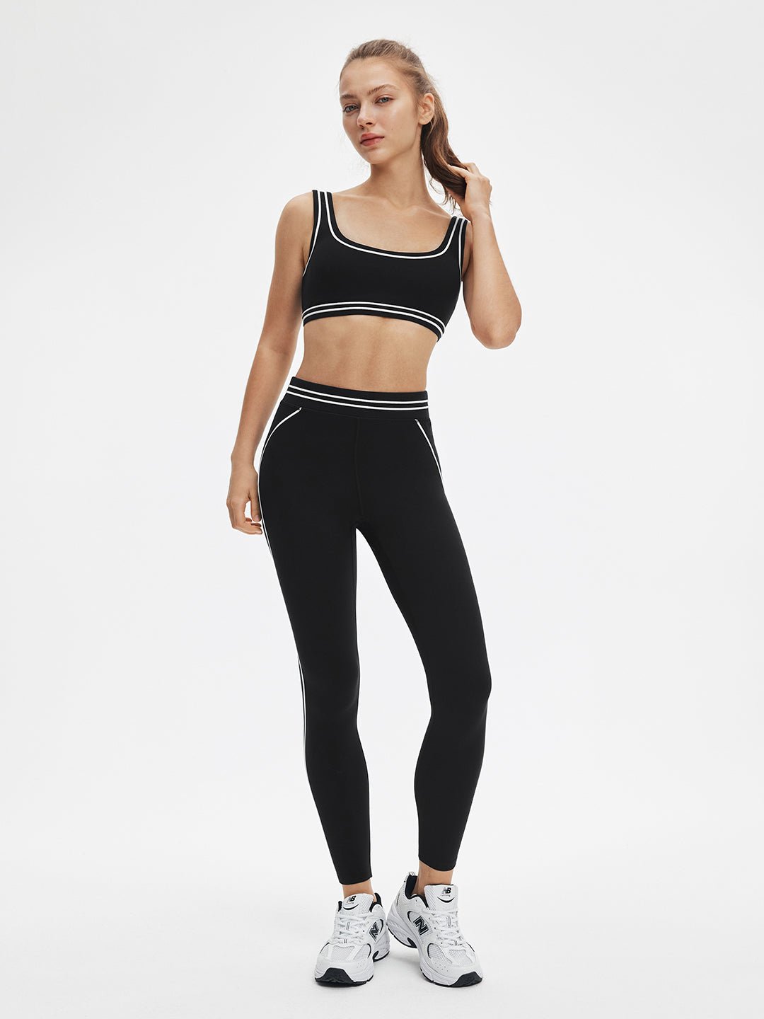 LunaAiry™ Contrast Striped Legging 25''