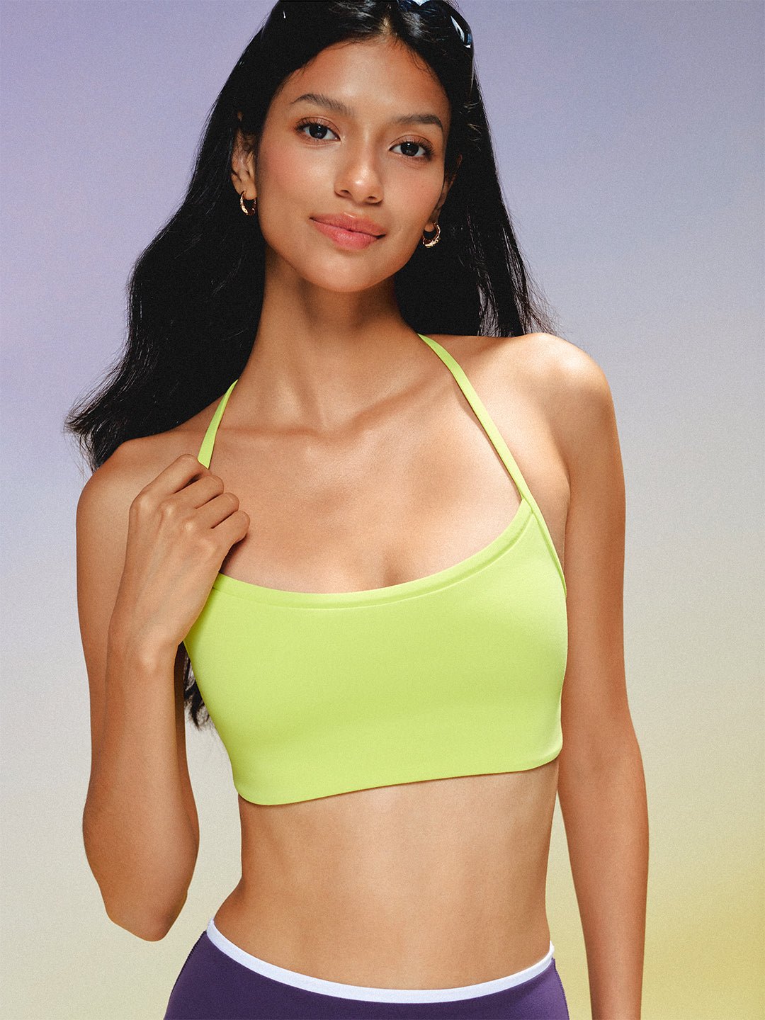 Alternative view of LunaAiry™ Contrast T-Back Bra
